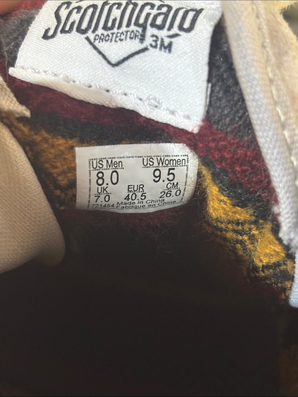 Vans sk8 MTE Scotchbrite light grey suede high top sneaker Aztec fabric accent - Picture 14 of 14